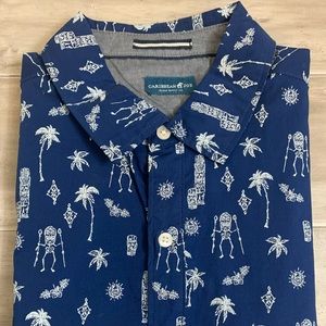 Caribbean Joe Short Sleeve Casual Shirt